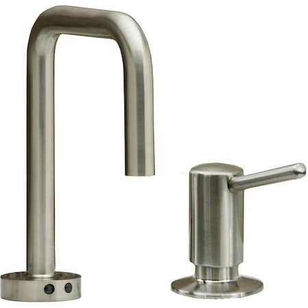 Macfaucets Ultra Modern Automatic Faucet with Soap Dispenser FA400-1200S